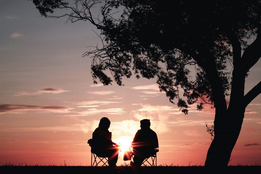 Couple watching view together struggling with sexless marriage in need of marriage counseling in Simi Valley, Ca